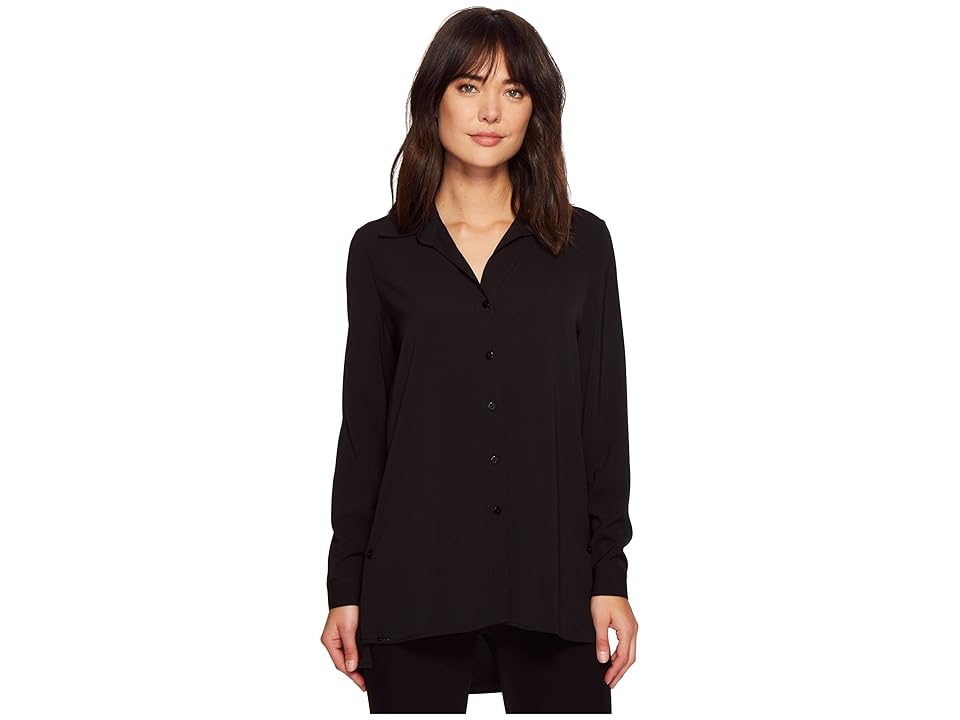 

Lisette L Montreal Lulu Blouse (Black) Women's Long Sleeve Button Up