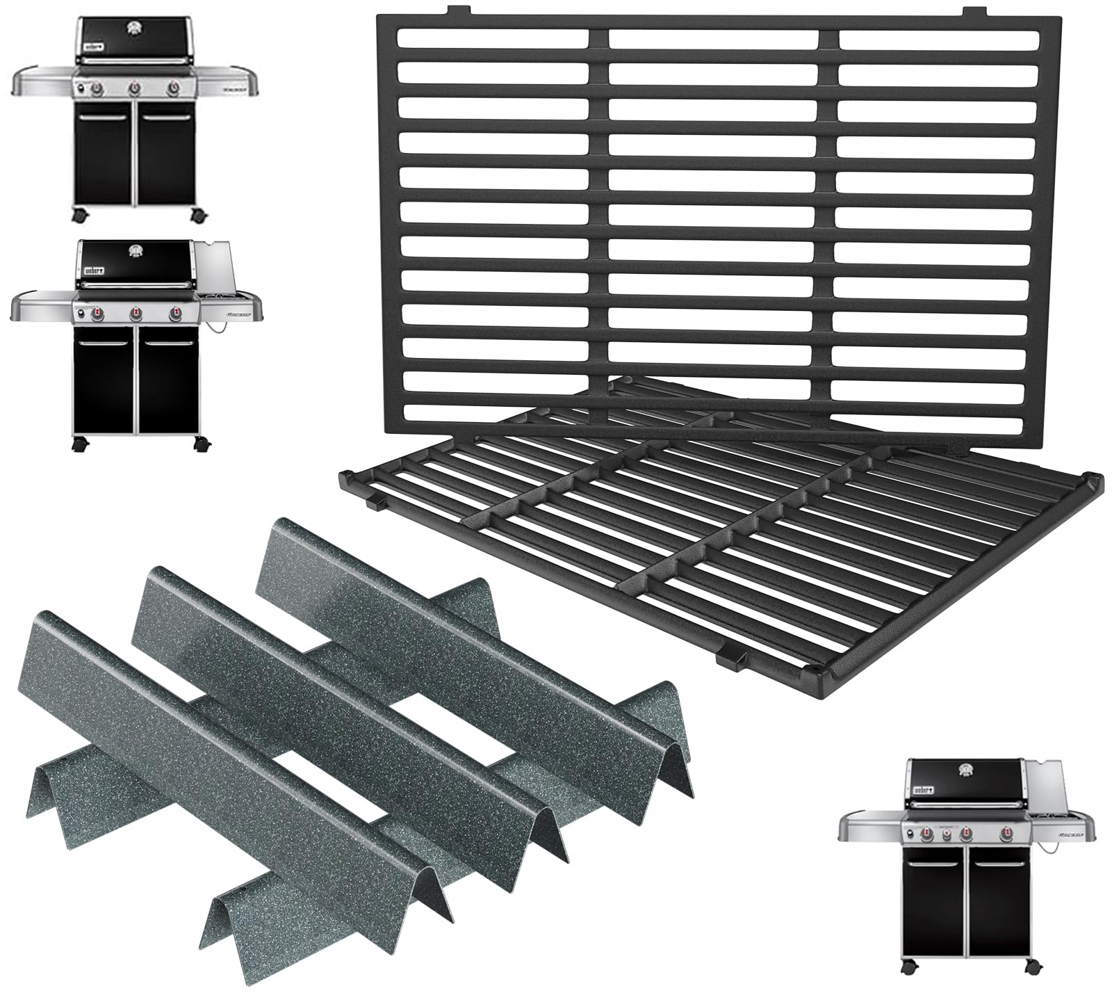 Rénover un barbecue Genesis 300 avec la grille en fonte 7524 et barres 7621