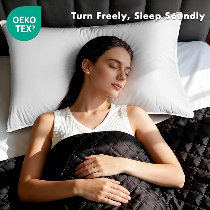 Almohada Duvet Tamaño Queen 76x51 cm Funda 100% Algodón miniatura 2