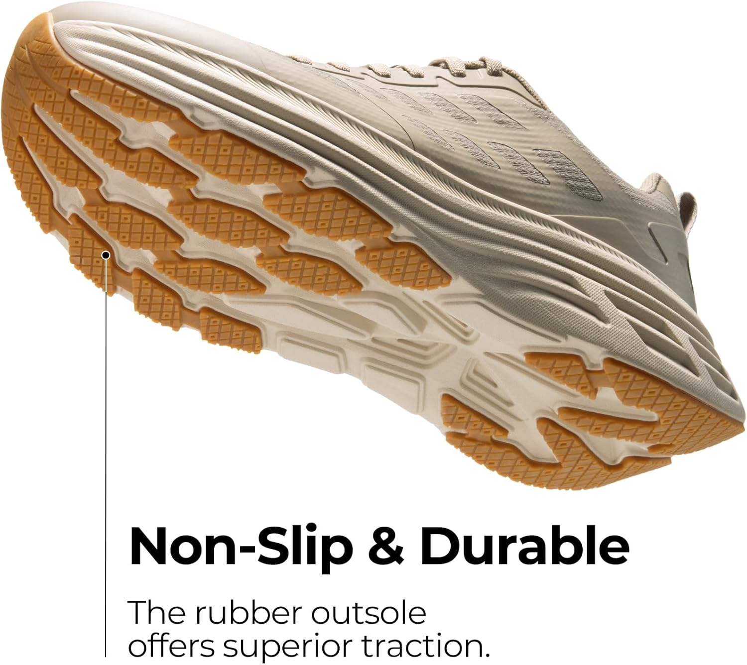 NORTIV 8 Men's Walking Running Tennis Cushioning Shoes ActiveFloat Non Slip Athletic Gym Workout Jogging Comfortable Sneakers - Image 4