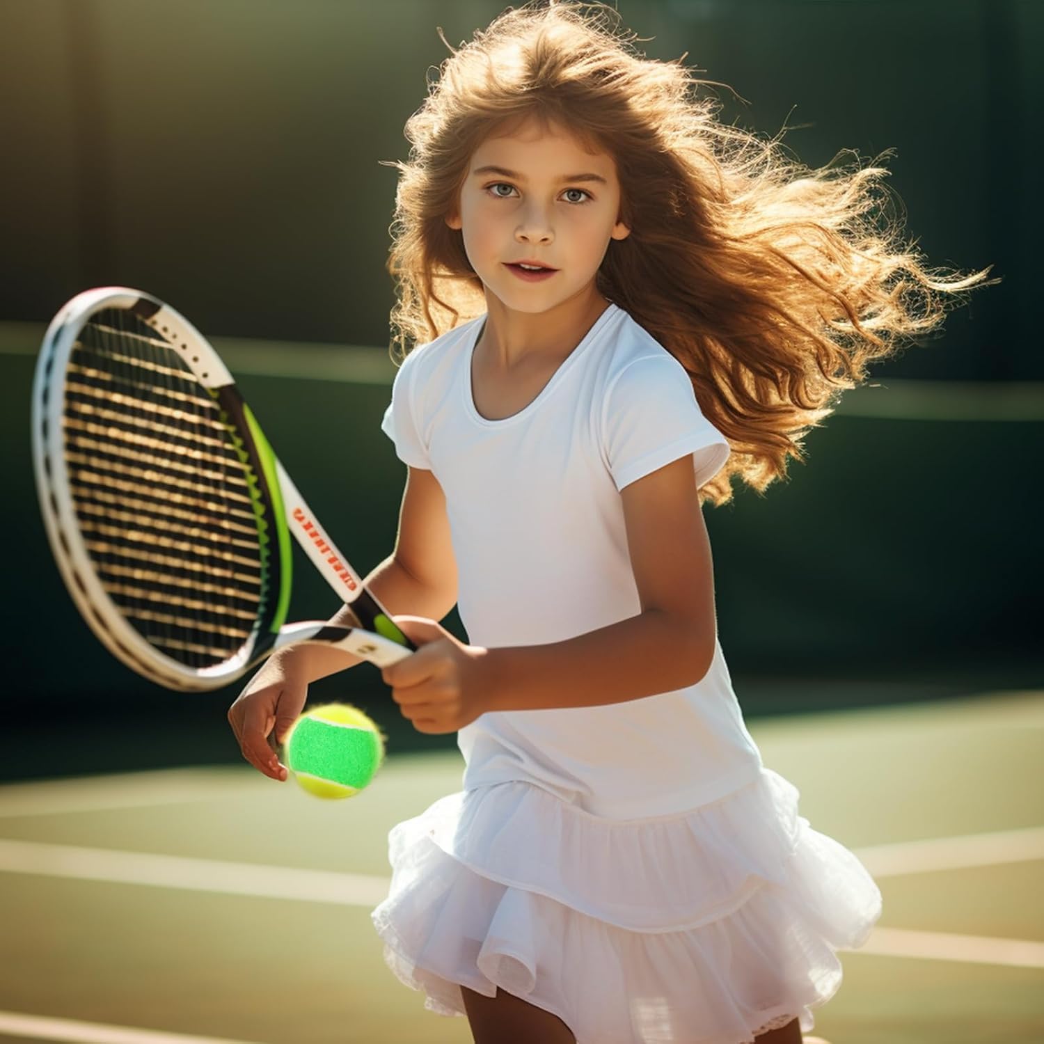 12/18/24/30/40 Pack Tennis Balls for Kids 25%-50% Low Compression Stage Tennis Ball for Beginners Youth Kids Training Practicing with Mesh Bag Easy to Transport