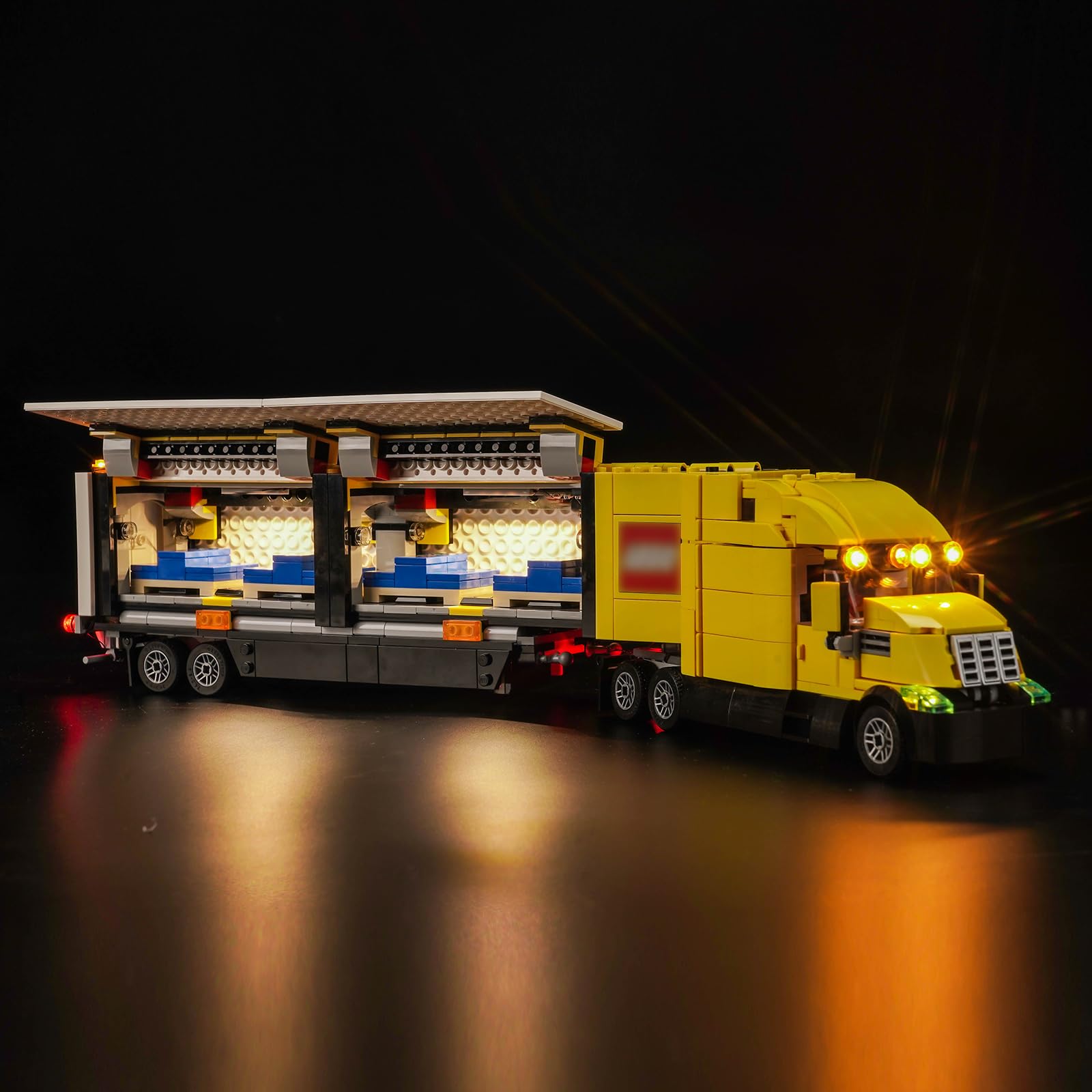 Light Kit for Lego Yellow Delivery Truck Lighting Set for Lego 60440 Yellow Delivery Truck Set - Not Include Models, Just Light Kit