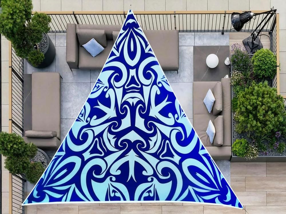 Voile d'ombrage triangulaire Venus pour sublimer votre terrasse tout l'été