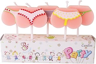 Ornerx Funny Bikini Themed Birthday Cake Candles Valentines Day