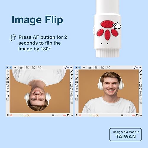 Miniatura 5 de INSWAN INS-3 Cámara de documentos USB desmontable de 5 MP cámara web visualizador captura imagen de alta definición de 1920p en cualquier ángulo