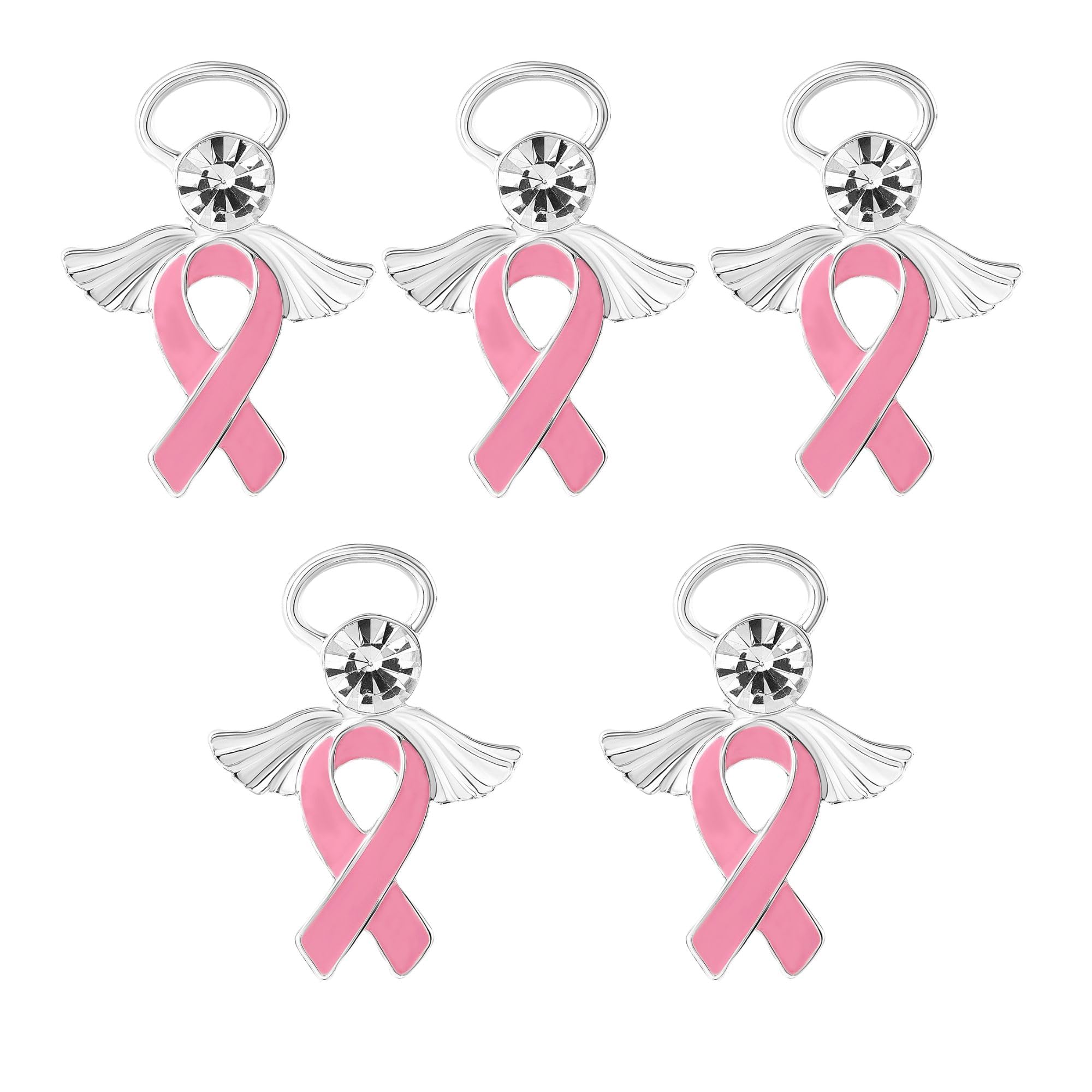 25/50/100/500pcs Breast Cancer Pins - Bulk Pink Ribbon Pins for Breast Cancer Awareness - Perfect for Support Groups, Events, Promotional Gift-Giving and Fundraising
