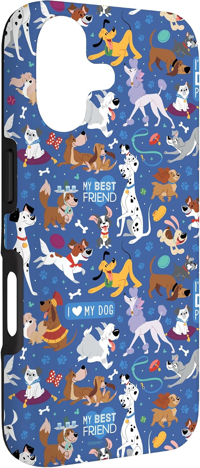 Disney Dogs I Love My Dog Blue Case for iPhone 17