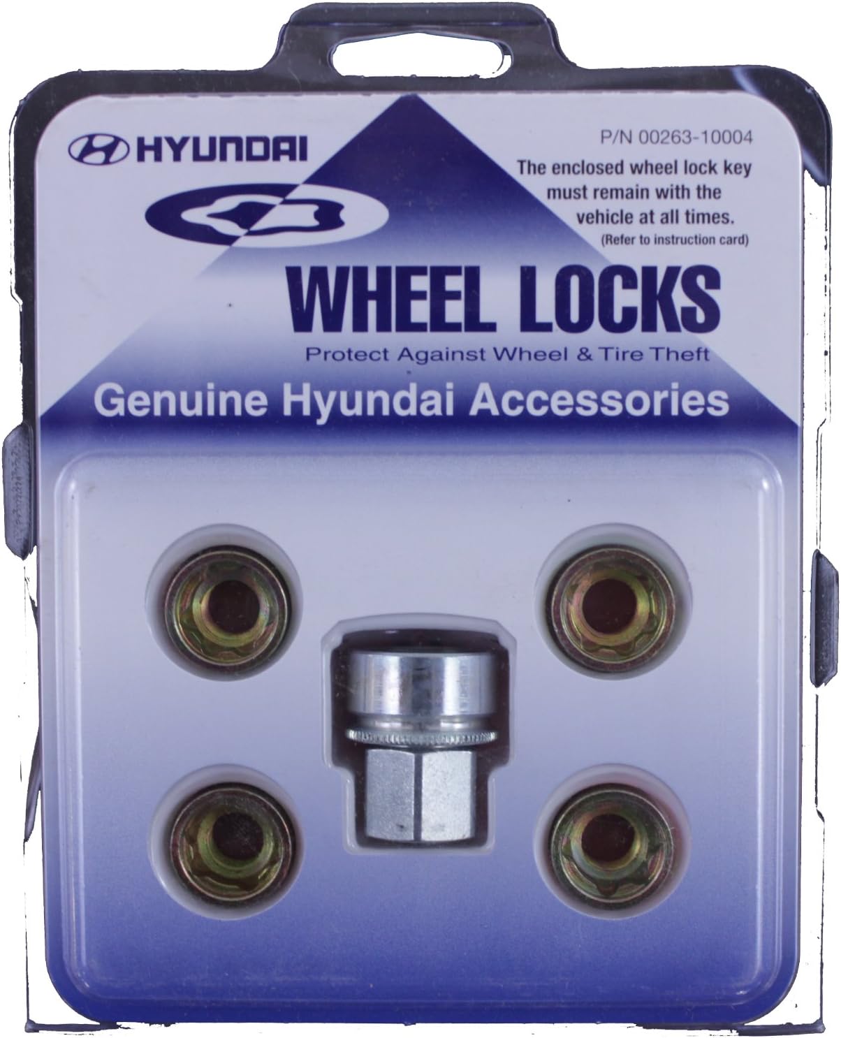 Genuine Hyundai Accessories 00263-10004 Wheel Lock for Hyundai Genesis and Hyundai Elantra