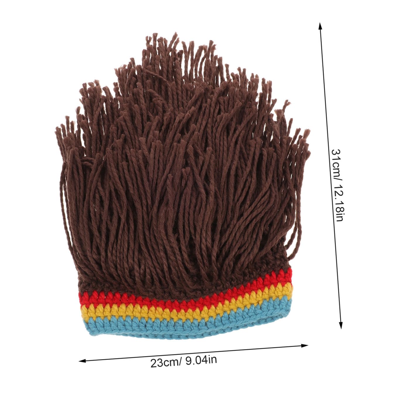CALLARON Witzige Perückenkappe Beanie-Mütze Männer Bucket Hats Damen Hüte für Frauen warme Mütze Wollmütze weihnachtspräsente bescherung weihnachten Frauen Hut Damen Strickmütze Acryl