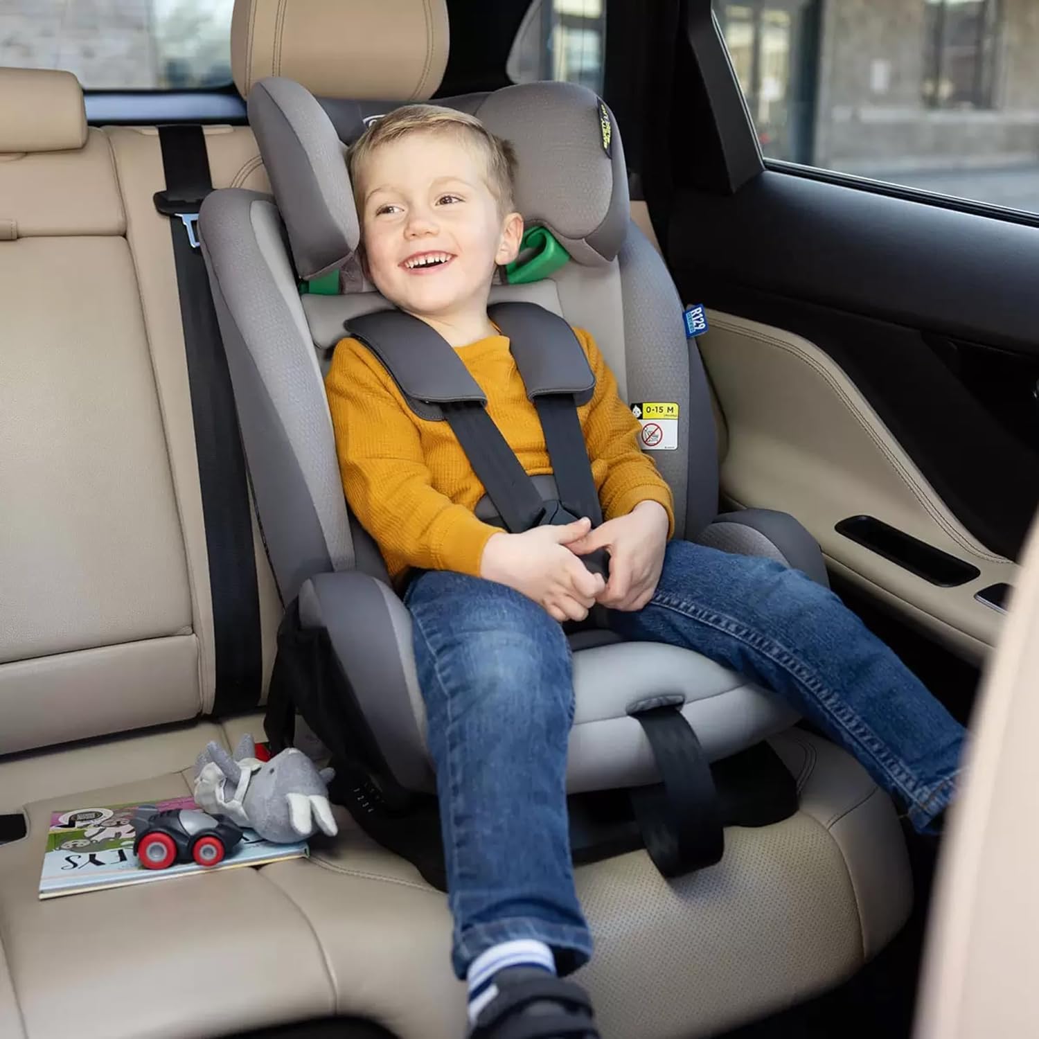 Graco FlexiGrow R129 siedzisko podwyższające uprząż (76-145 cm - 15 miesięcy do około 12 lat), kwarcowe, modne