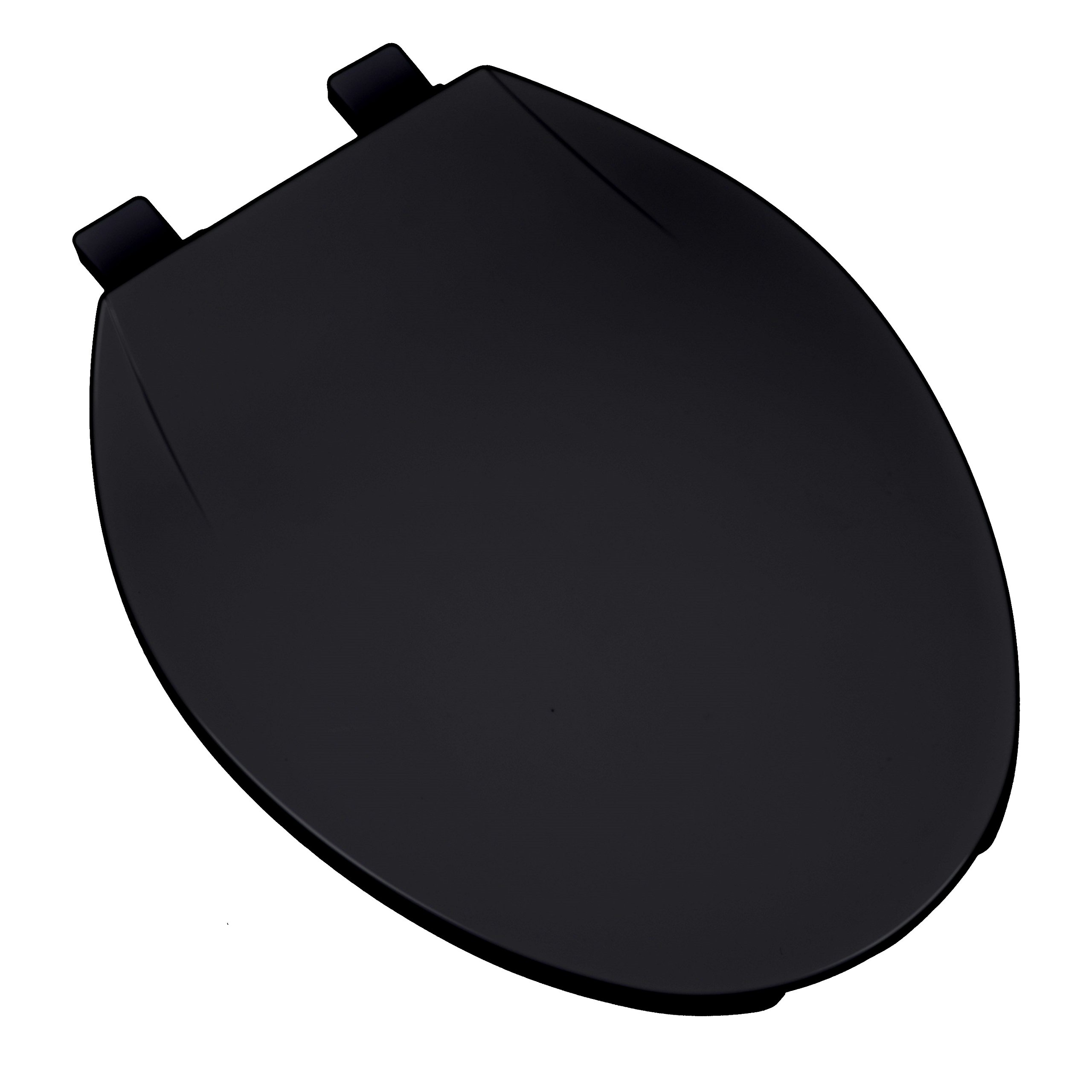 Bath Décor 3F1E1-90 Deluxe Plastic Elongated Adjustable Hinge Toilet Seat, BLACK