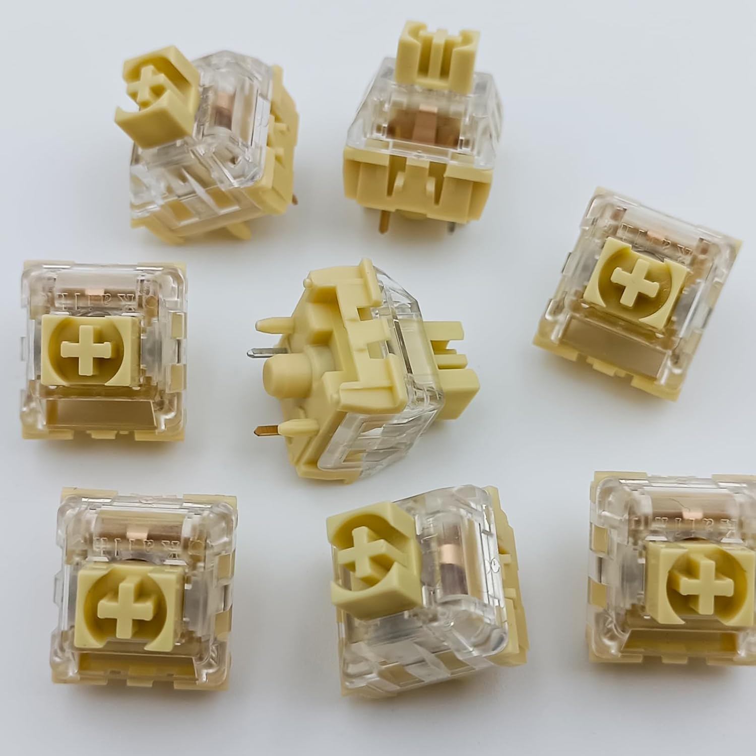 Kailh Midnight PRO Switches for Mechanical Gaming Keyboard,5-pin/40gf Tactile/Silent Switches(Midnight Tactile,90Pcs)