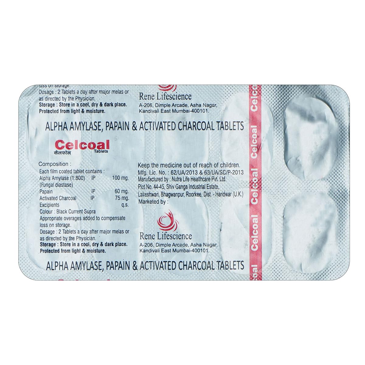 Celcoal - Strip of 10 Tablets