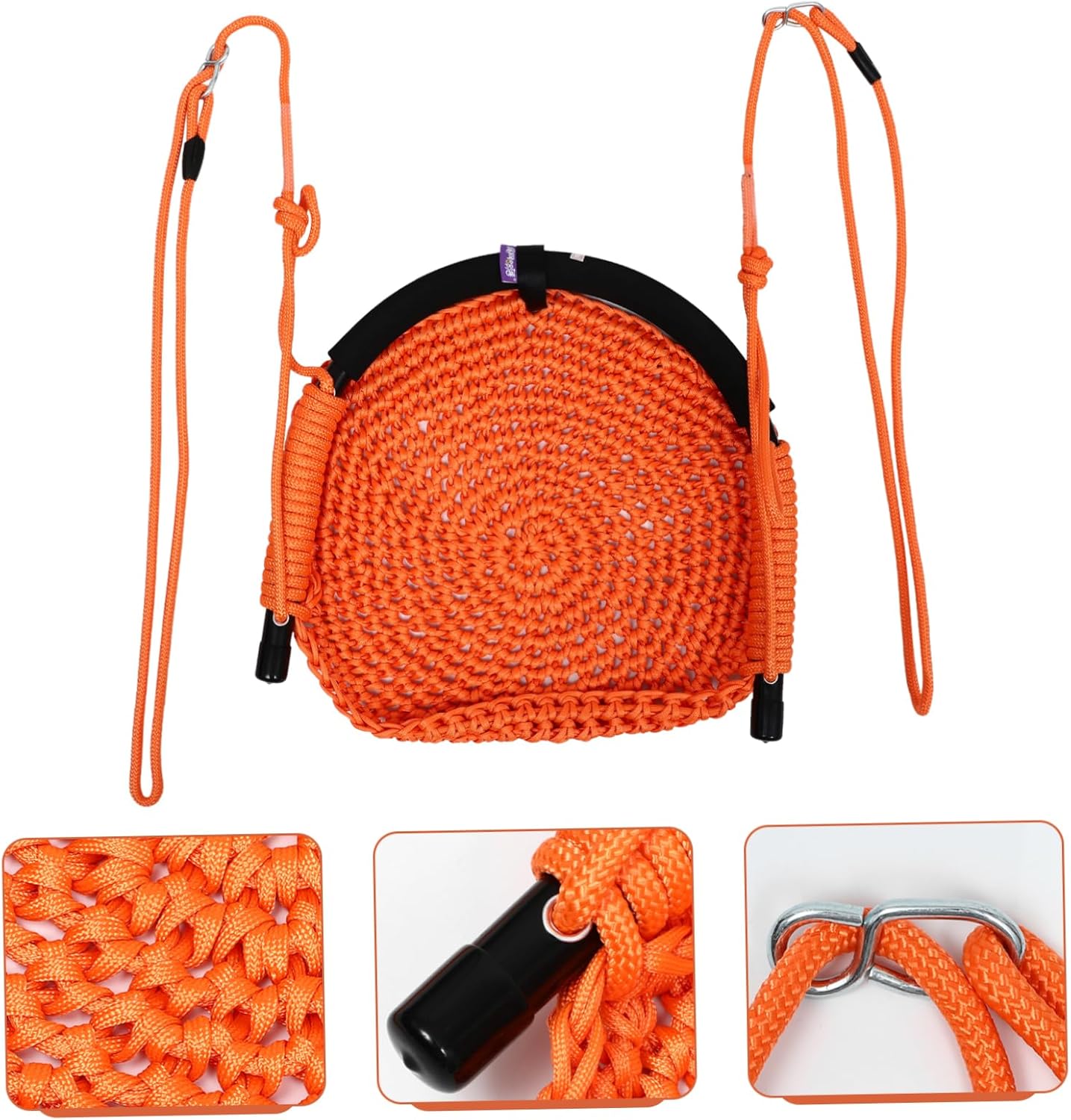 Outdoor Boy Girl Hammock Chair Durable Mesh Design for Safe Relaxation Easy Assembly for Play and Balance Development for Use