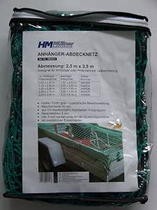 Ladungssicherungsnetz Abdecknetz Ladungssicherung Anhänger, 2x3,5m