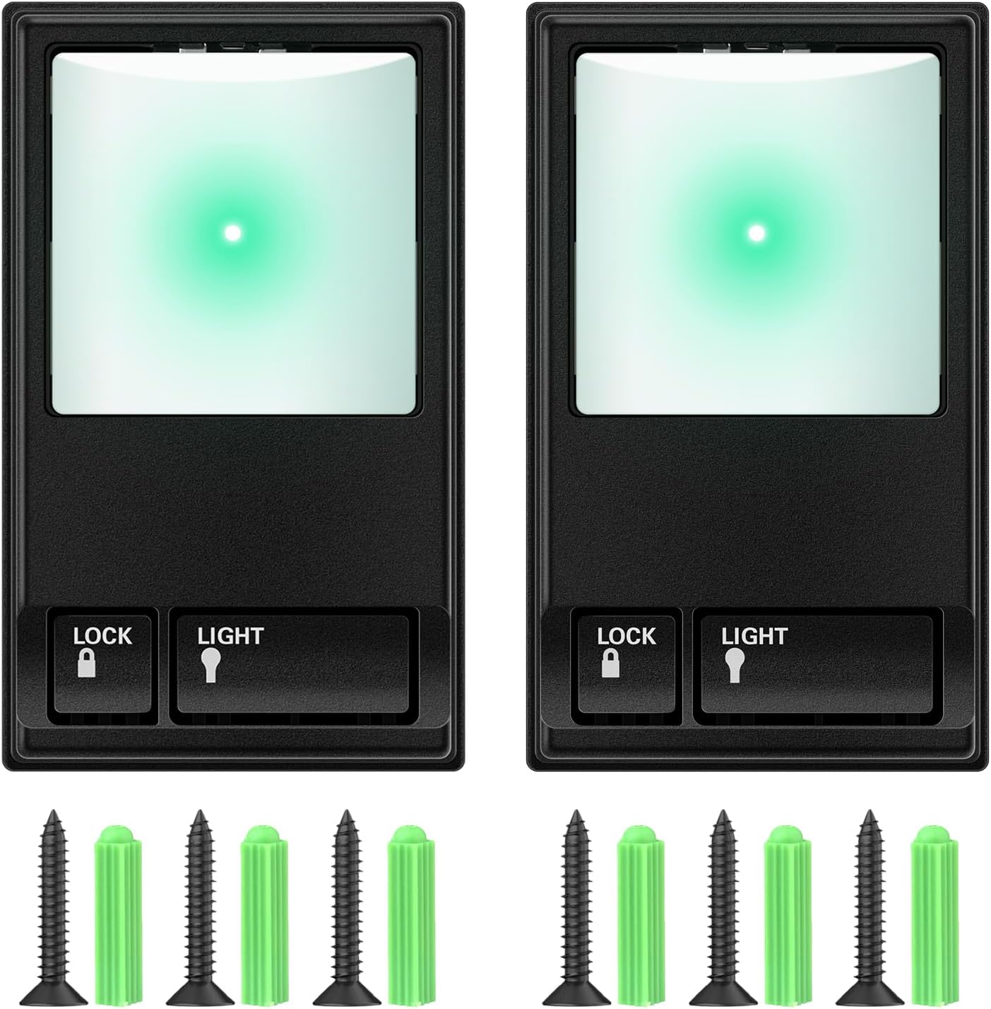 2 pcs Garage Door Opener Control Panel, Briidea Multi-Function Wall Keypad Button Replacement for 78LM, Wired