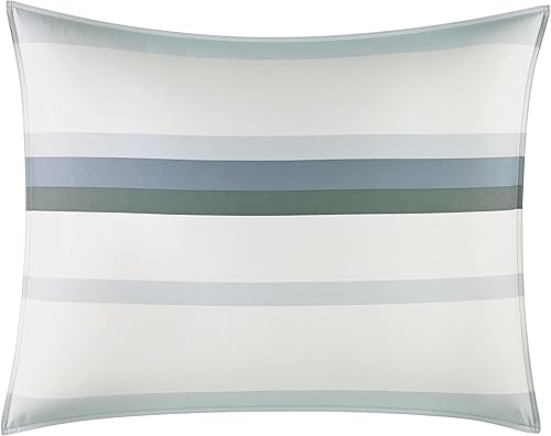 Miniatura 4 de Nautica - Juego de edredón individual, ropa de cama reversible de algodón con funda a juego, decoración del hogar para todas las estaciones,