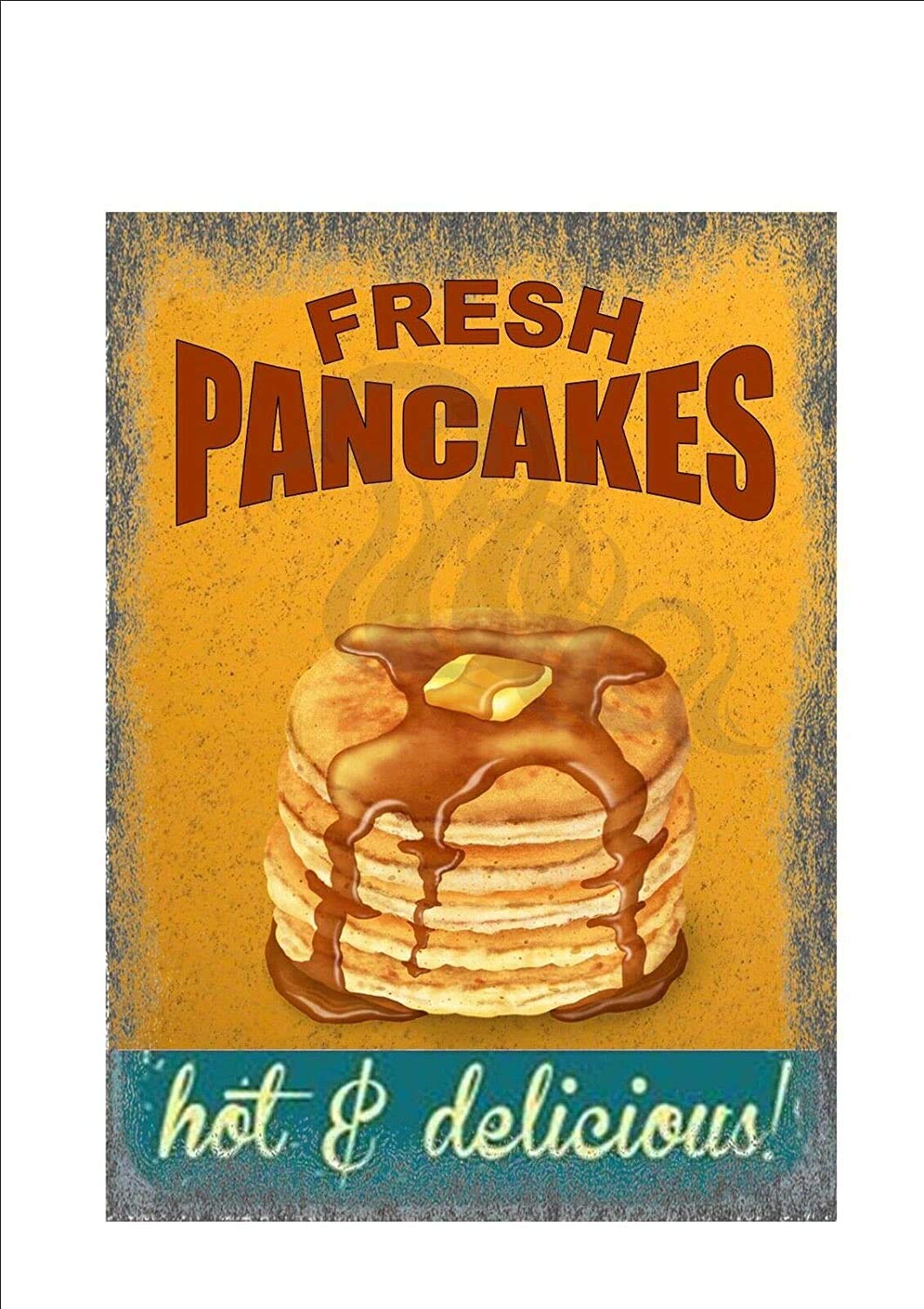 アンティーク ビンテージ パンケーキ マーク 模様 型 金型 デッドストック Amazon | ヴィンテージニューメタルポスターフレッシュパンケーキ