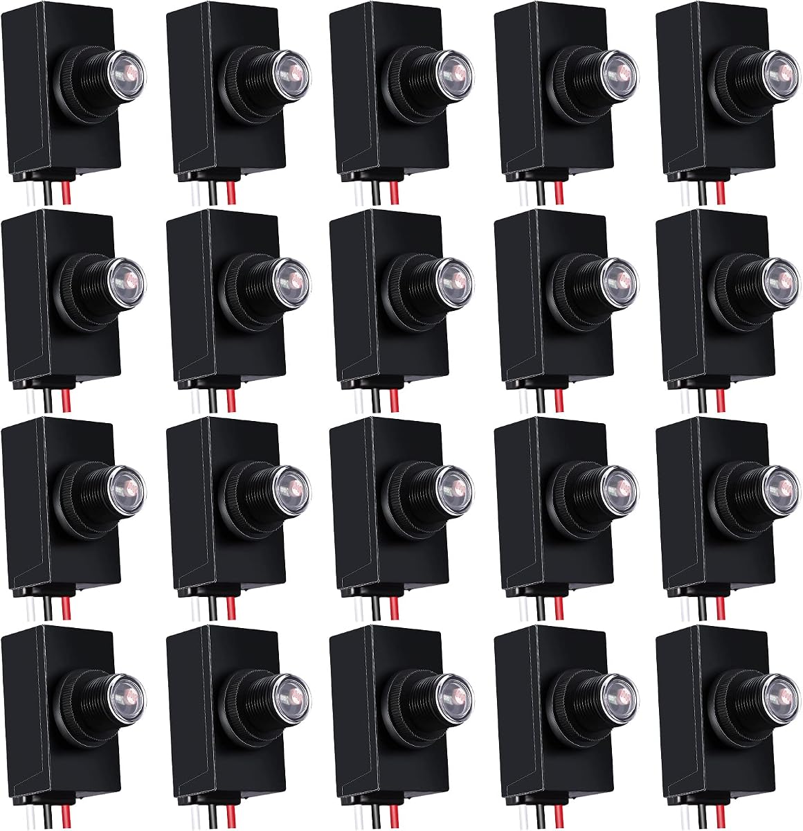 Macarrie 20 Pcs Photocell Sensor for Outdoor Lights, Dusk to Dawn Sensor