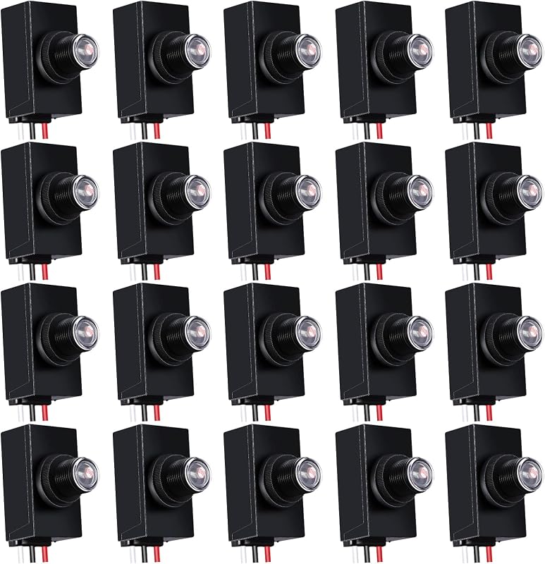 Macarrie 20 Pcs Photocell Sensor for Outdoor Lights, Dusk to Dawn Sensor