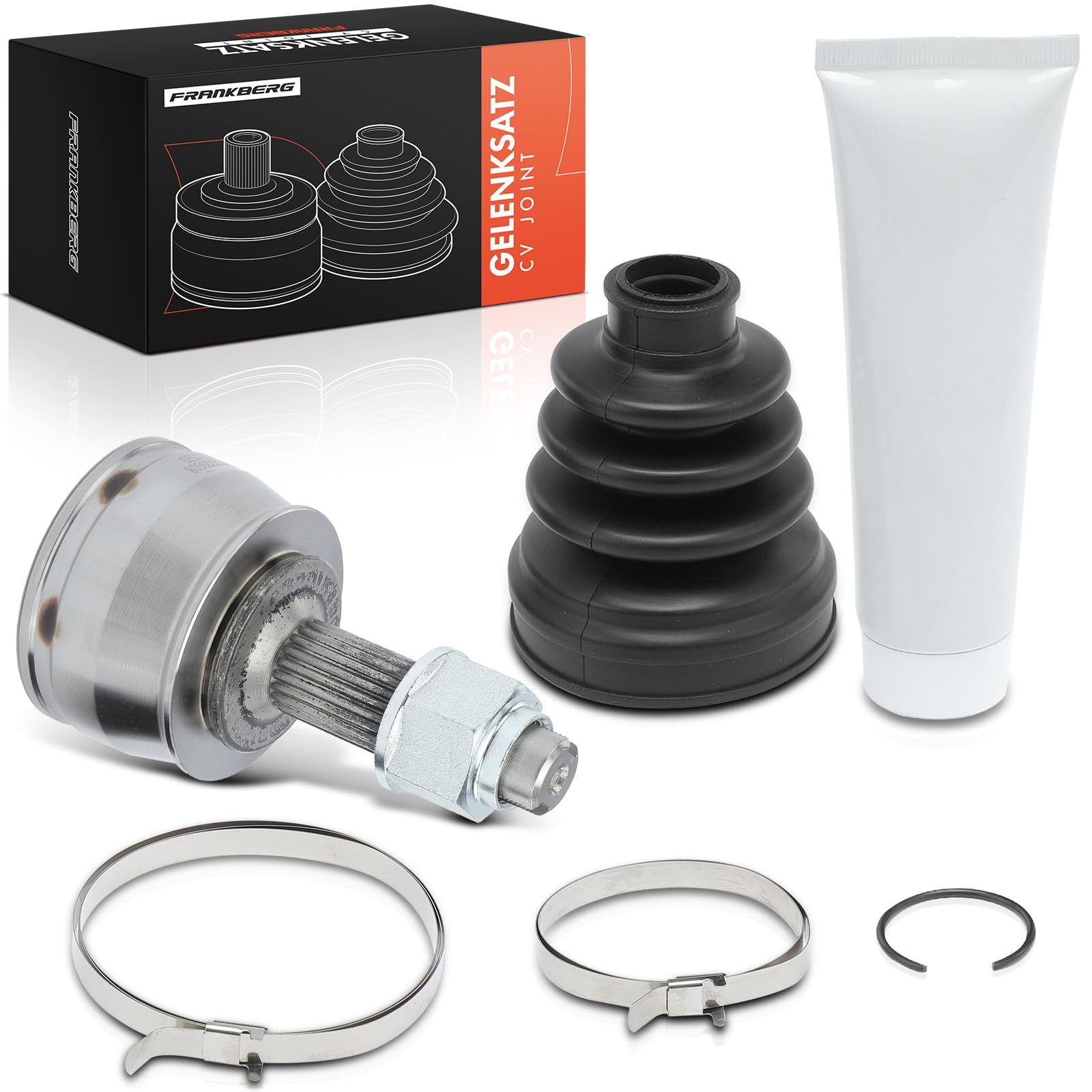 Frankberg Kit giunto albero di trasmissione anteriore VKJA3166 | Compatibile con: Corsa D S07, Idea 350, Punto Box/Hatchback 199, Corsa E X15, Punto Evo 199, Adam M13, Grande Punto 199