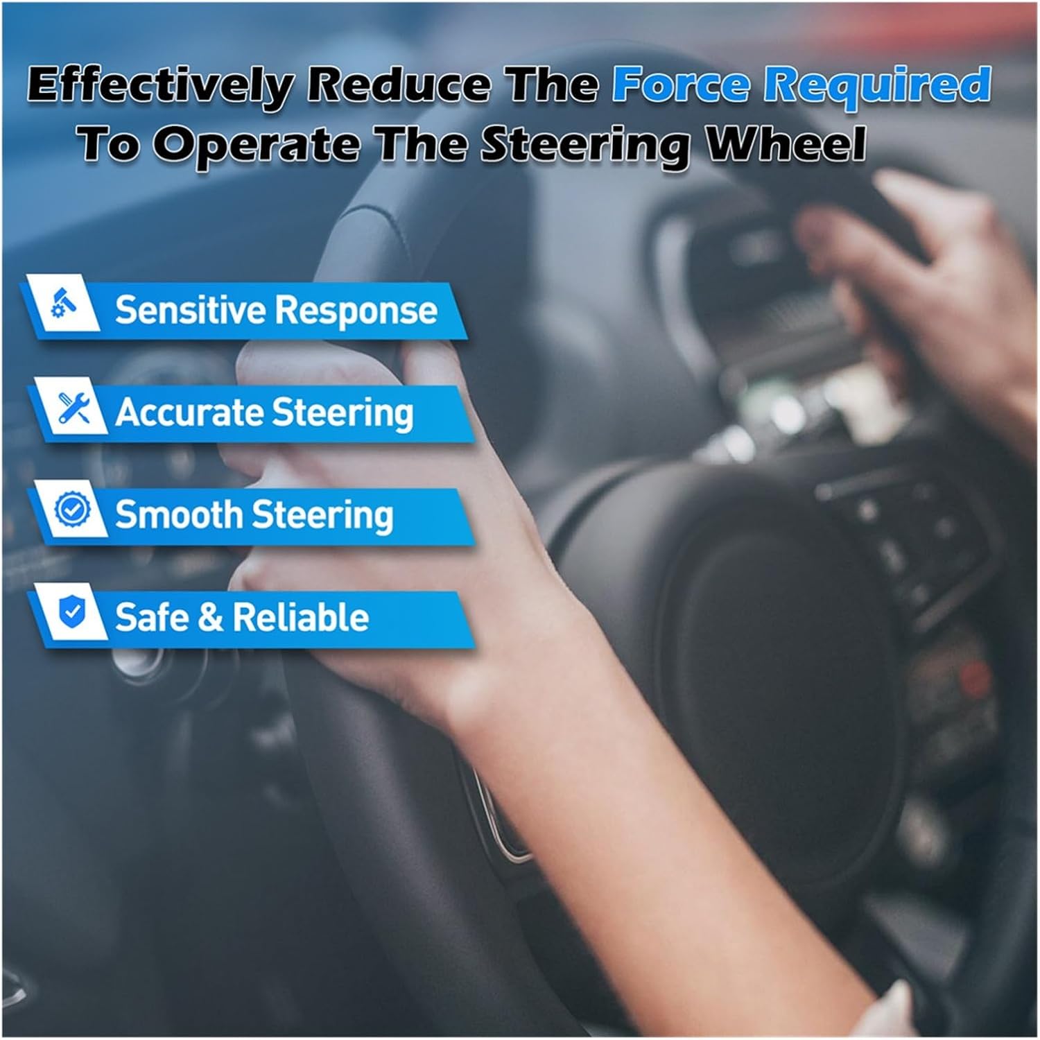 Power Steering Pump w/Reservoir 96-1008R 2003-2007 Compatible for Dodge Ram 3500 2008-2009 4500 5500 Engine Car Accessories Parts