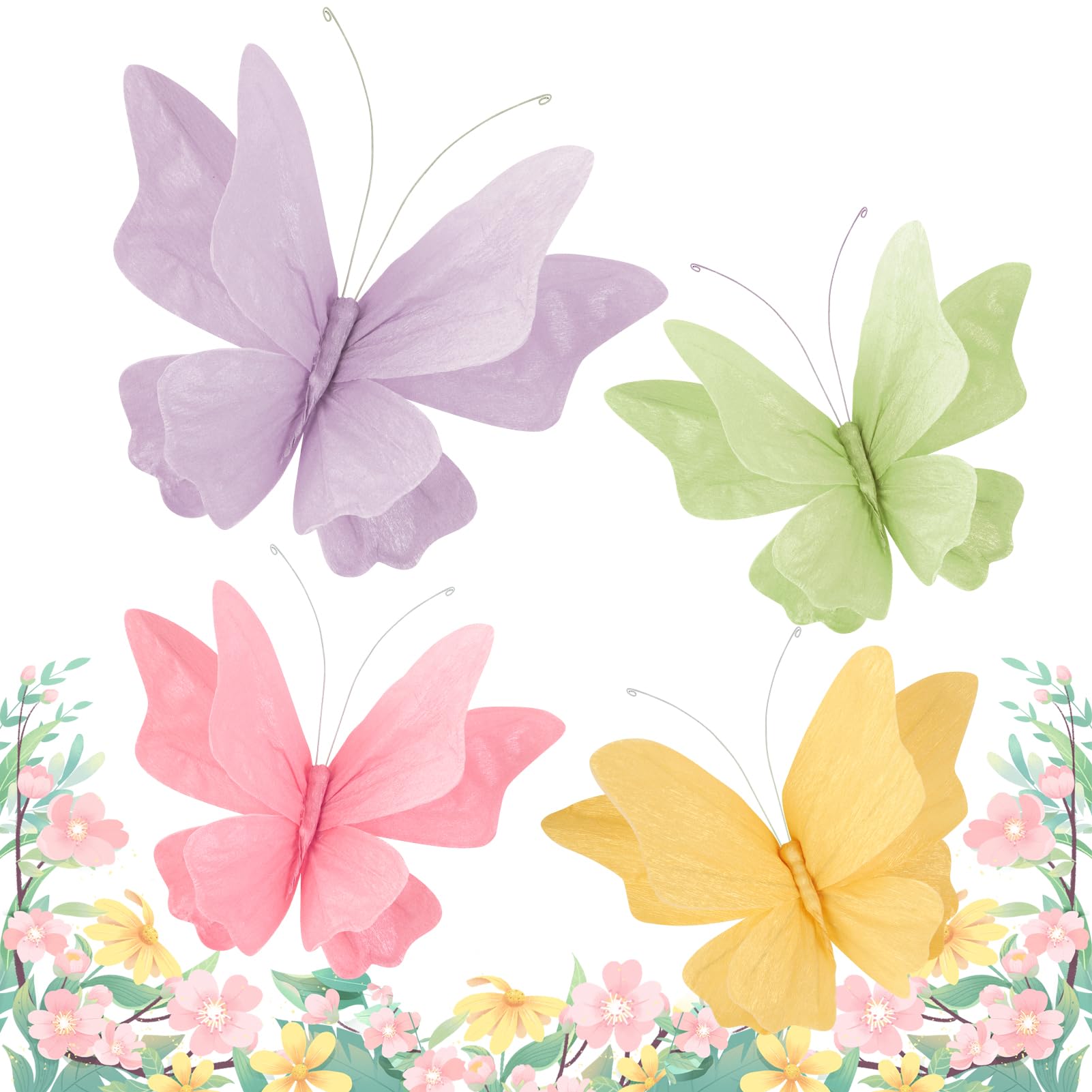 60 Micro Farfalle In Resina Miste - Colorate E Lucide 1,05x0,9 Cm - Per Decorazioni Su Unghie, Telefoni, Artigianato E Hobby Creativi