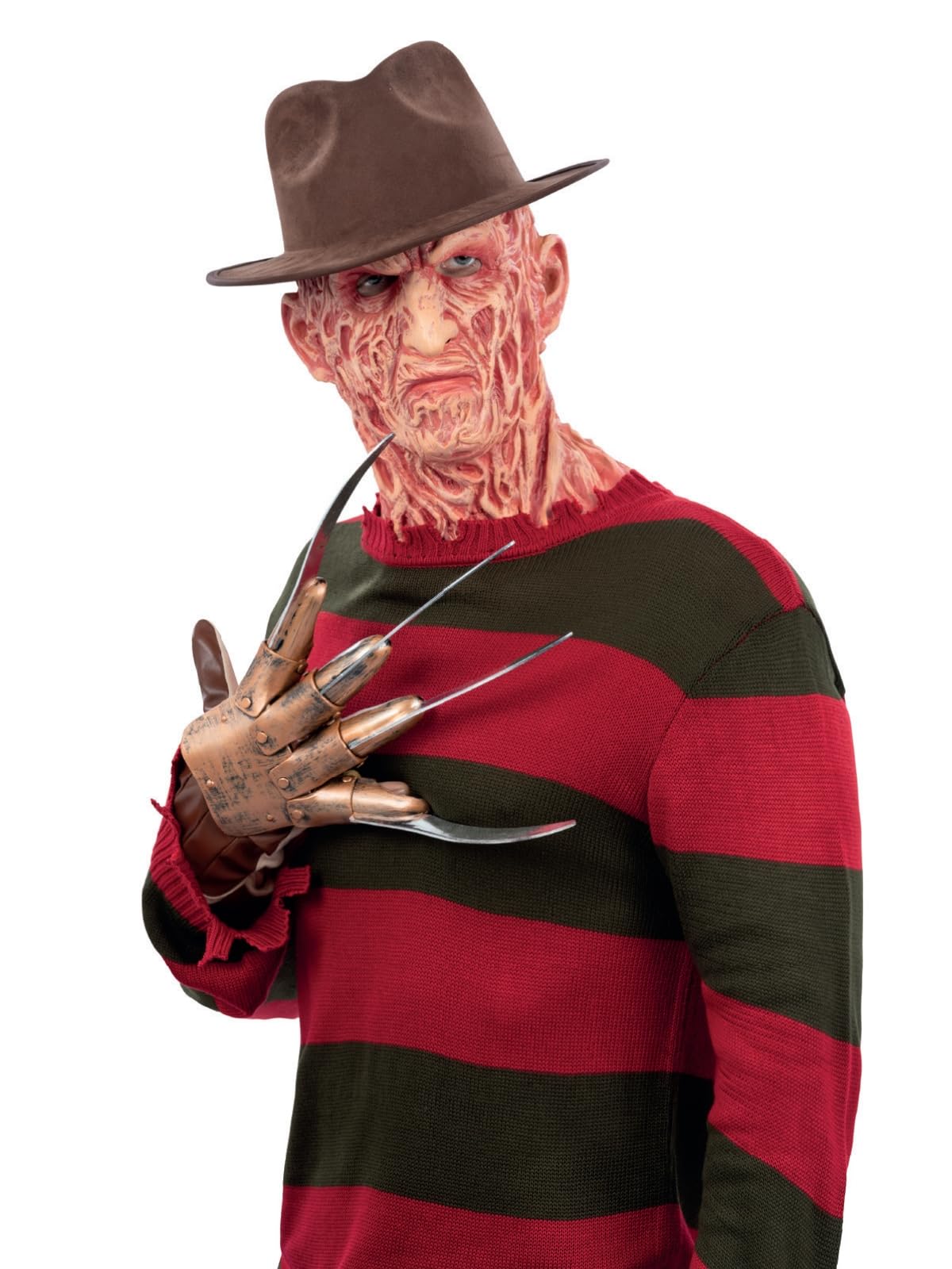 Smiffys A Nightmare On Elm Street Freddy Krueger Knitted Jumper, Adult Costume