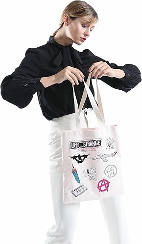 Miniatura 4 de MNIGIU Life Is Strange - Bolsa de mano Life Is Strange Merch Life Is Strange para fanáticos, regalo para amantes de Chloe Max