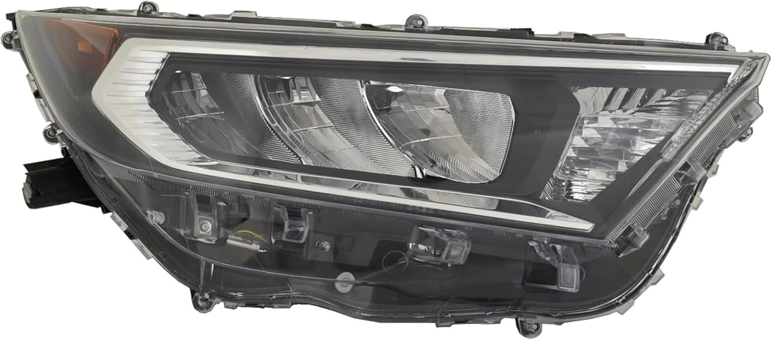 Replacement For Toyota RAV4 2019-2021 Headlight Assembly Adventure/Limited/Trail/TRD Off-Road/XLE/XLE Premium Japan Built w/o Bulb Right/Passenger Side DOT/SAE Compliant TO2519201, 81130-42812