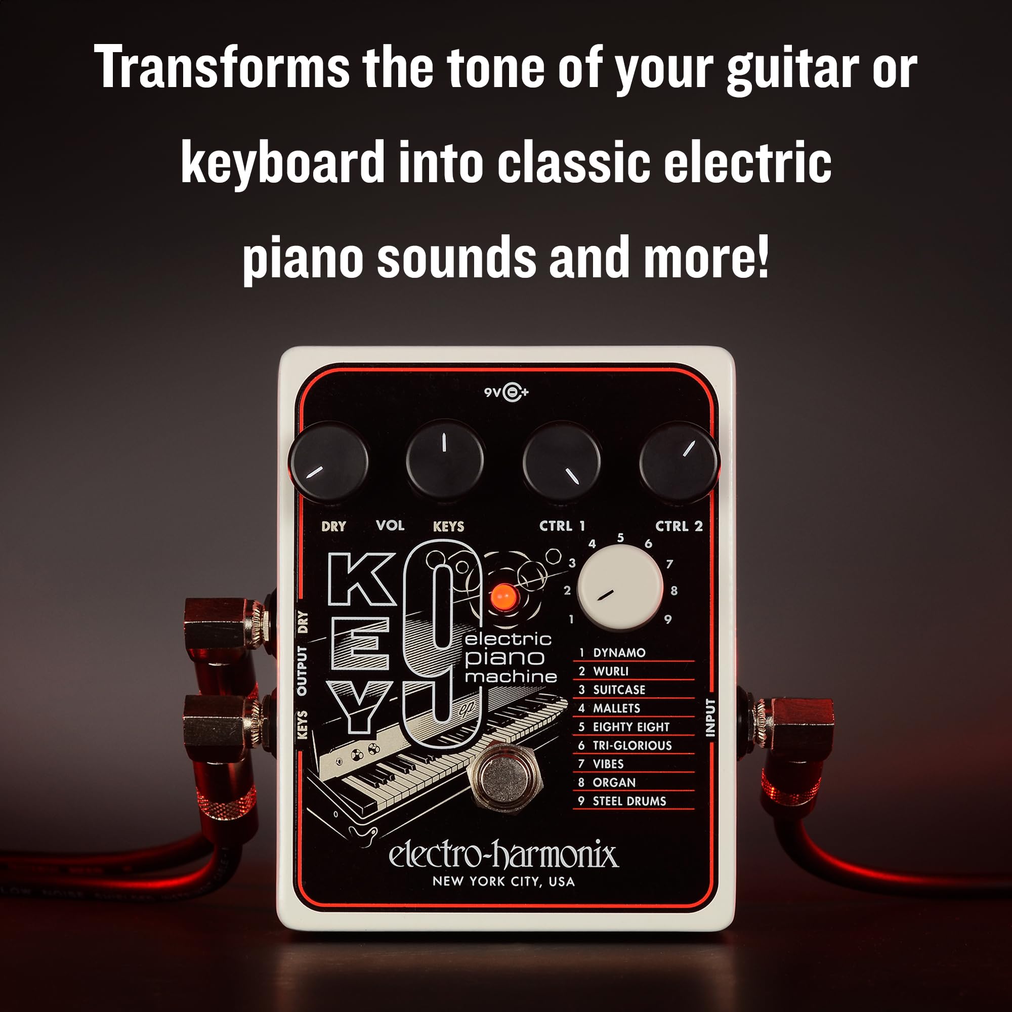 Amazon.com: Electro-Harmonix KEY9 Electric Piano Machine Pedal