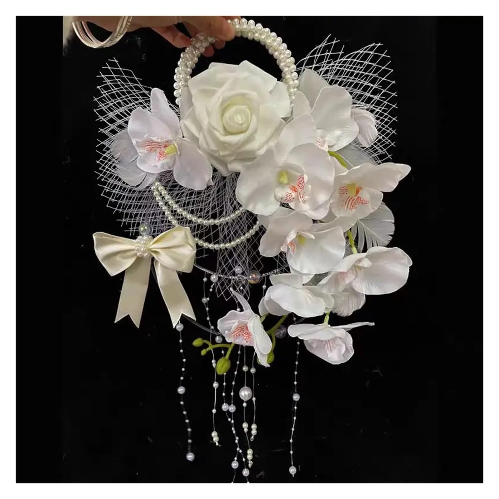 Gijmzy Fairy Series Finishe Wedding Dress Bride Bouquet Hand