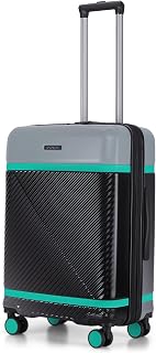 Provogue Linea Hard-Sided PP 65 Cm Trolley Bags for Travel Medium Size | Expandable Luggage Suitcase with 8 Wheels | TSA L... Price In India