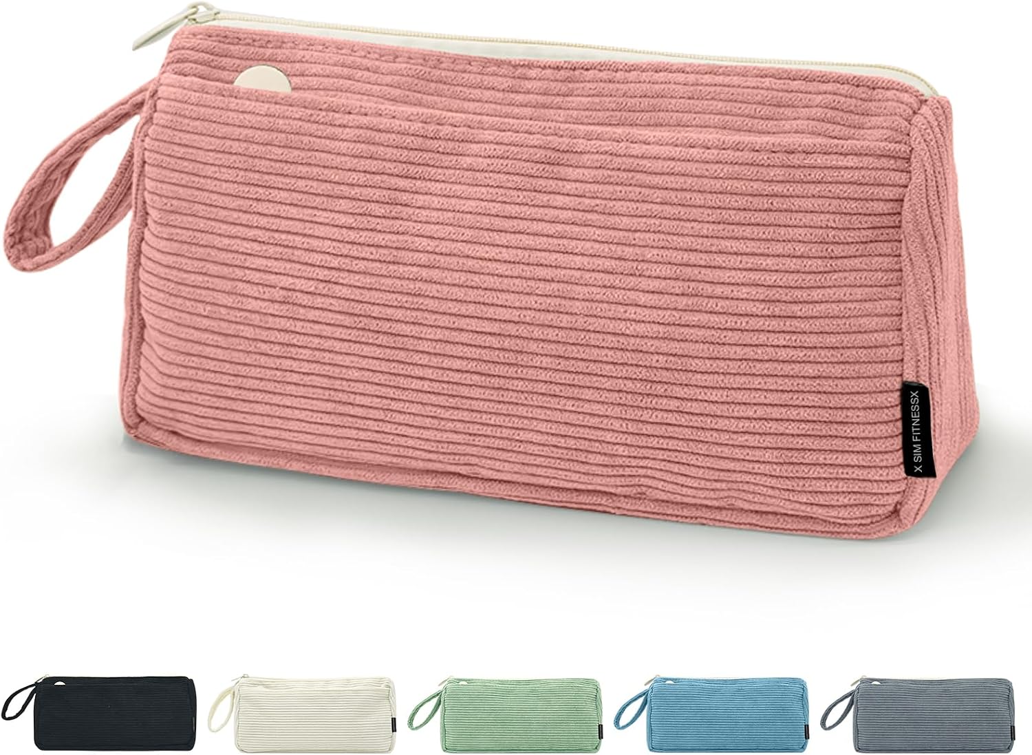 X SIM FITNESSX Cute Pencil Case, Back to School Supplies for Girls Boys Pencil Pouch, Zipper Pencil Bag, College & High School office, Big Storage Organizer for Stationery (Leopard)