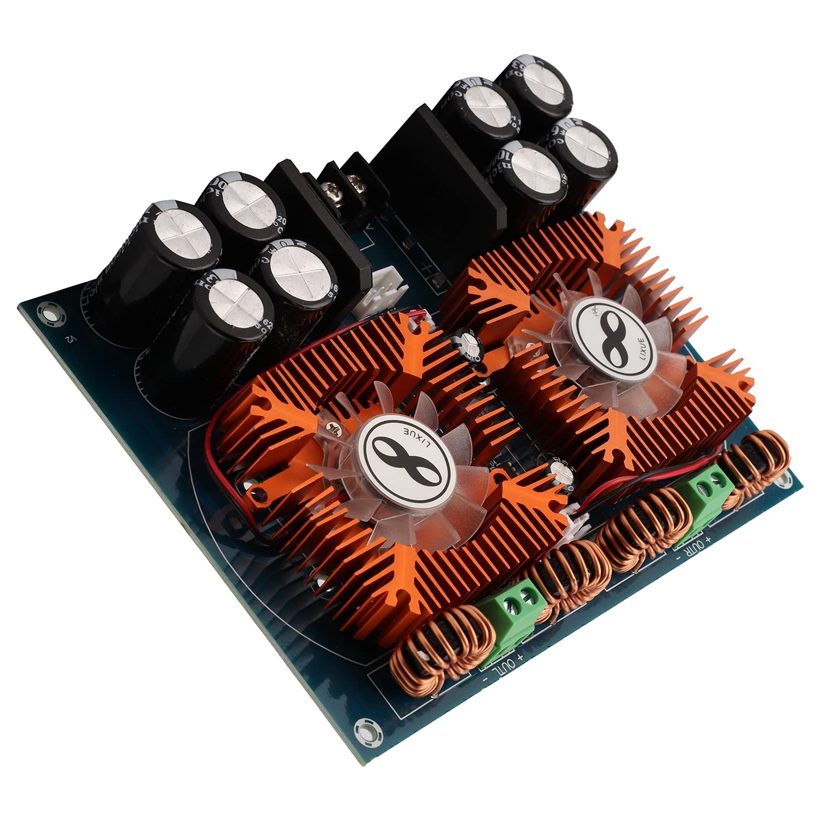 Garosa Płytka Wzmacniacza Mocy PCB Moduł Wzmacniacza Cyfrowego XH M254 2 Kanały 2 X 420 W AC24V Płyta Audio do Domowego Sprzętu Audio Naprawa i Aktualizacja Głośników