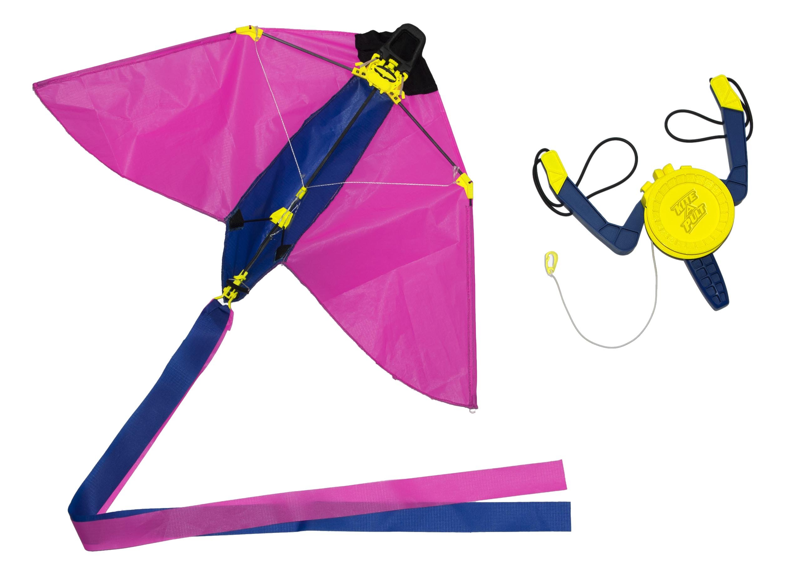 Tucker Toys Kite-A-Pult, Pink/Blue - The Launchable Transforming Kite