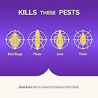 Vista 2 de Hot Shot 95911 AC1688 Nebulizador de chinches y pulgas, paquete de 3, morado