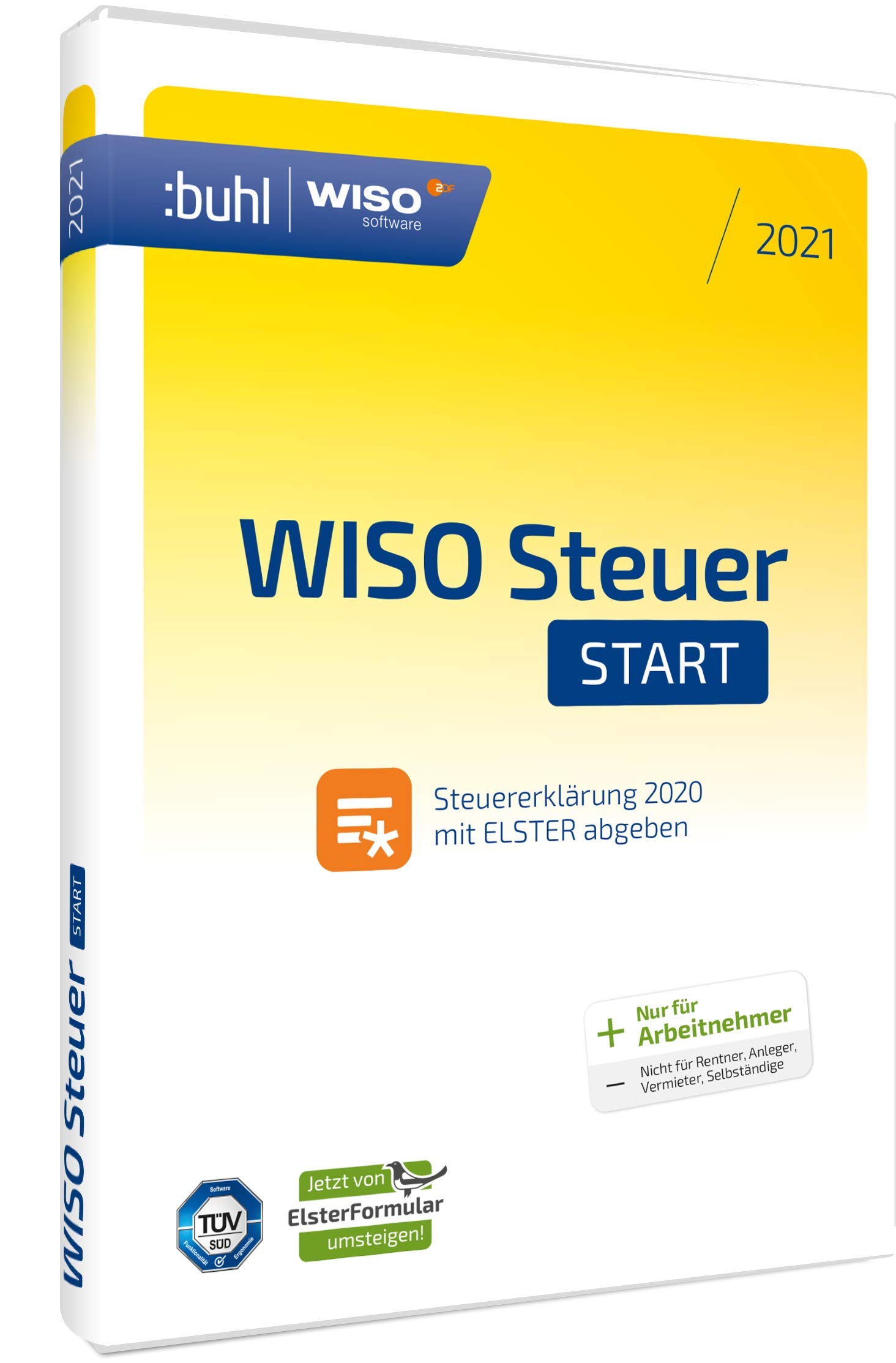 WISO Steuer-Start 2021 (für Steuerjahr 2020) | Postzustellung