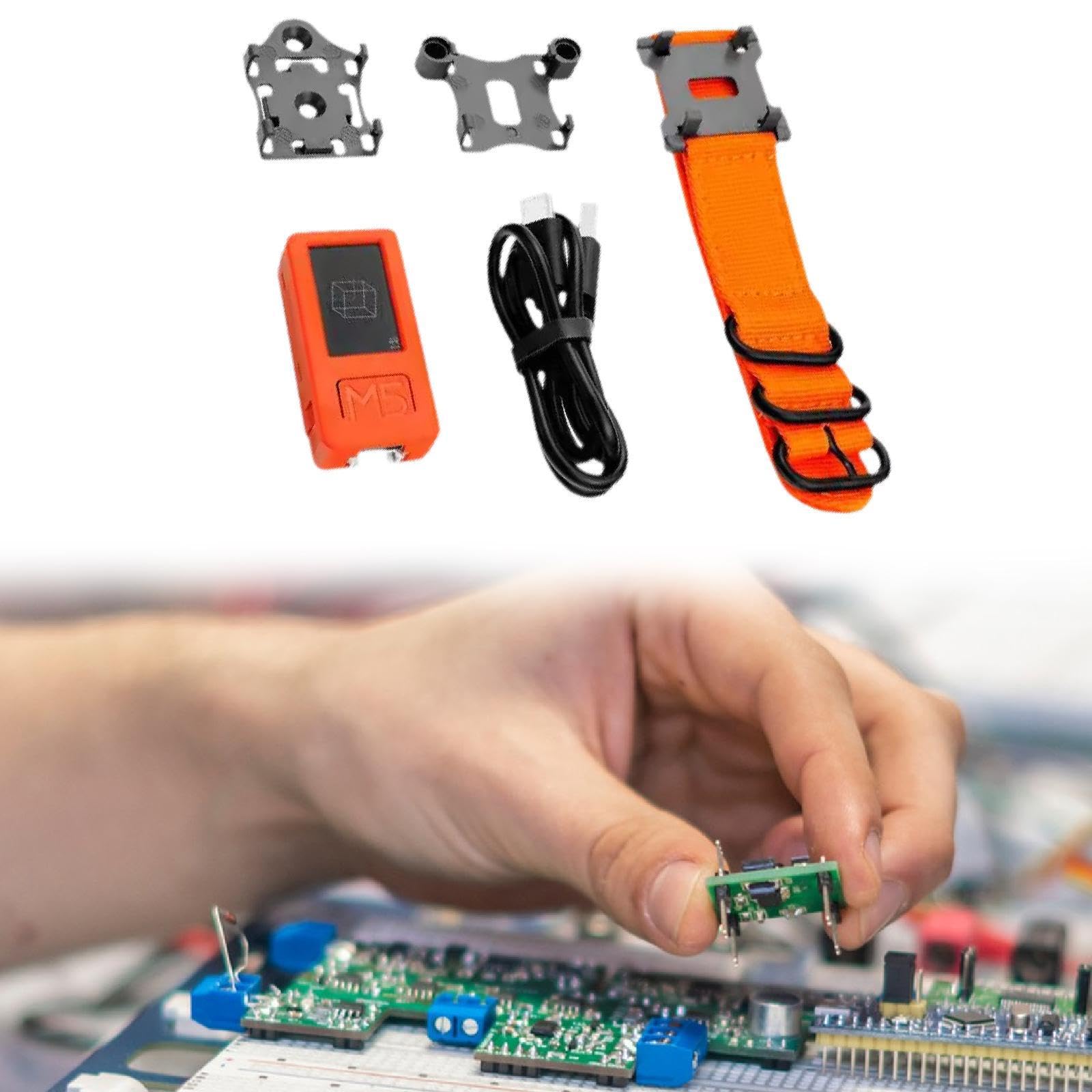 harayaa M5 Stickc Plus IoT Development Board 135x240 Auflösung 1,14 -Zoll -Bildschirm Benutzerfreundlicher Schnittstelle mit Uhrzubehör