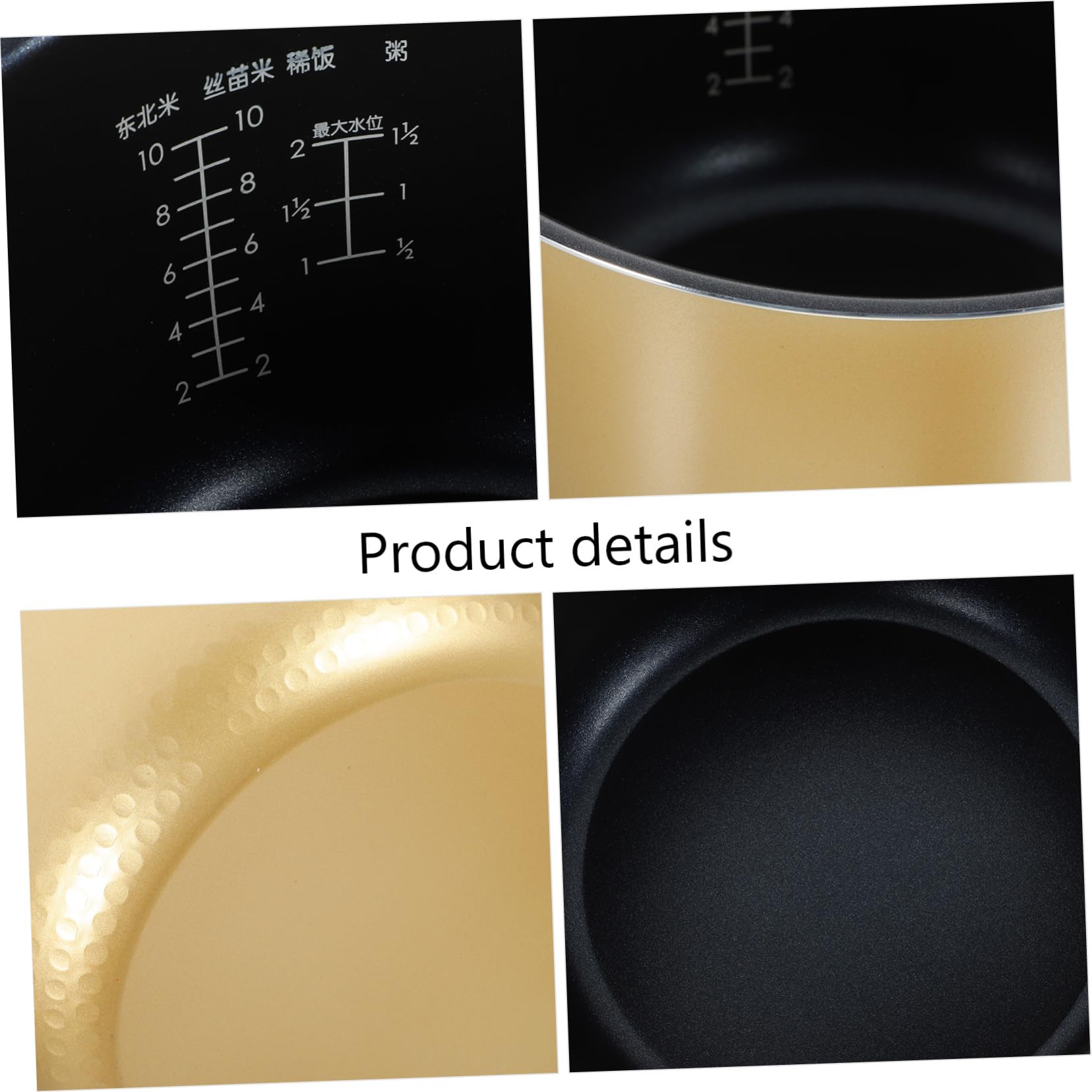 SHOWERORO Olla Interior para Olla Arrocera De 5 litros En Aleación De Aluminio, Compatible Modelos, Adecuado para Cocinar Arroz y Pasteles En Cocina Eléctrica