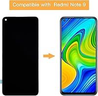 Vista 6 de Duotipa Pantalla táctil digitalizador LCD compatible con Xiaomi Redmi Note 9 6.53 "Pantalla LCD de repuesto con herramientas