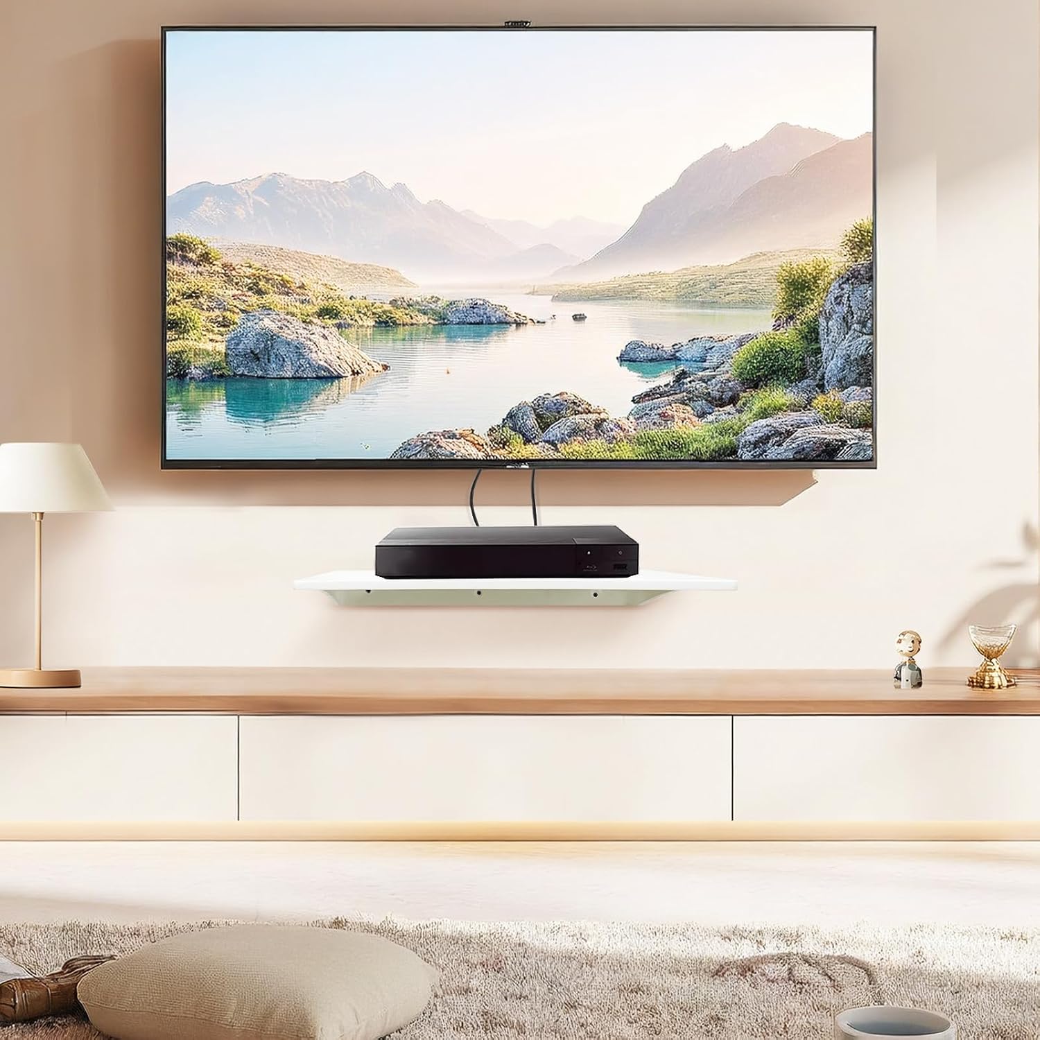 Projector Shelf, TV Floating Shelf, Game Shelf Wall Mount