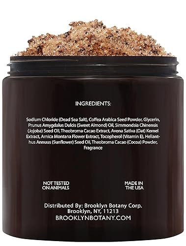 Miniatura 3 de Brooklyn Botany - Exfoliante de café para el cuerpo y el rostro exfoliante corporal hidratante anticelulitis y removedor de estrías 100 natural para