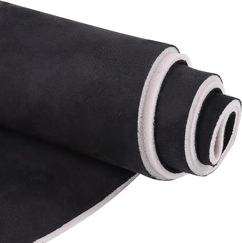 Miniatura 10 de Tela de gamuza gris para auto con material de respaldo de espuma de 19 de pulgada de 0.118 in de repuesto y reparación para automóvil