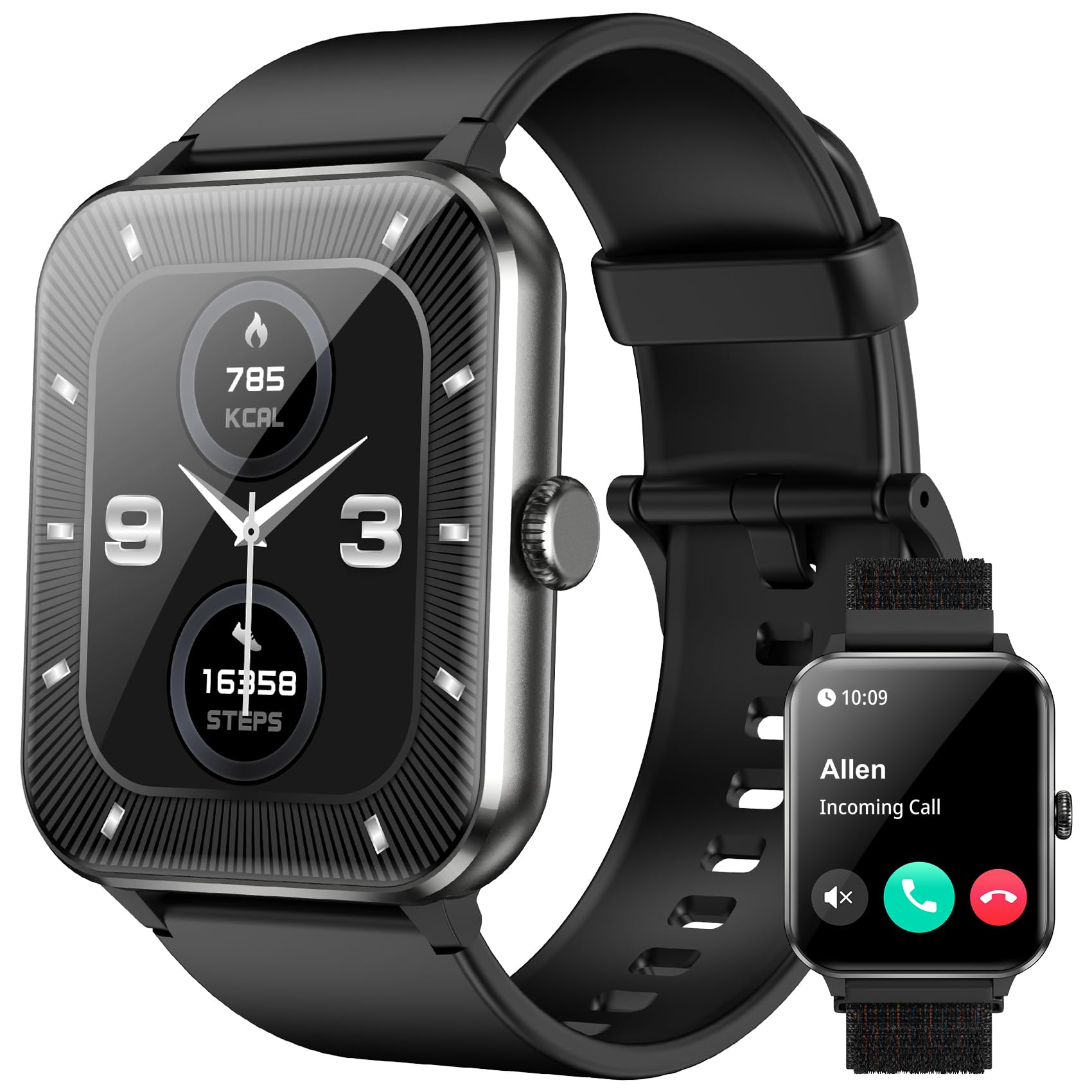 IOWODO Smartwatch da uomo e da donna DE09