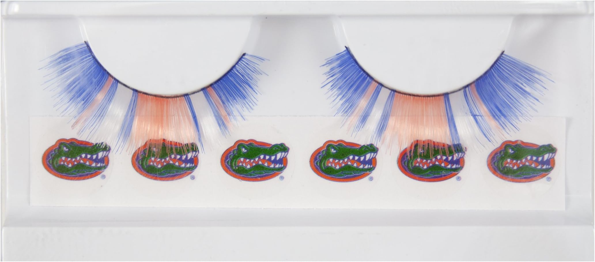 Littlearth Women's NCAA Florida Gators False Eyelash Extensions, One Size, Team Color