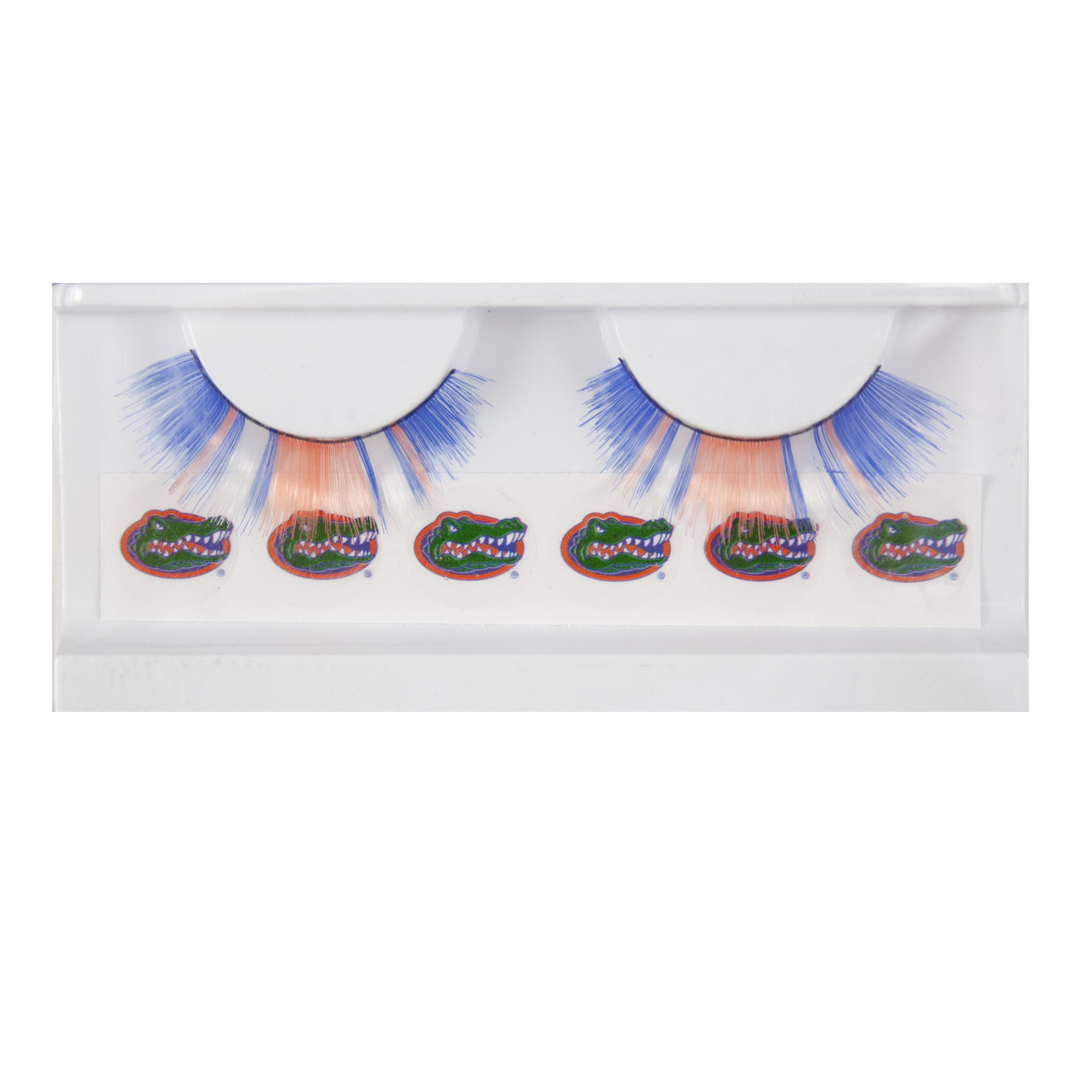 Littlearth Women's NCAA Florida Gators False Eyelash Extensions, One Size, Team Color