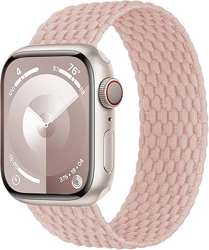 Correa trenzada Solo Loop para Apple Watch Band de 1.575 pulgadas, 1.614 pulgadas, 1.496 pulgadas, 1.732 pulgadas, 1.772 pulgadas, Ultra2 de 1.929