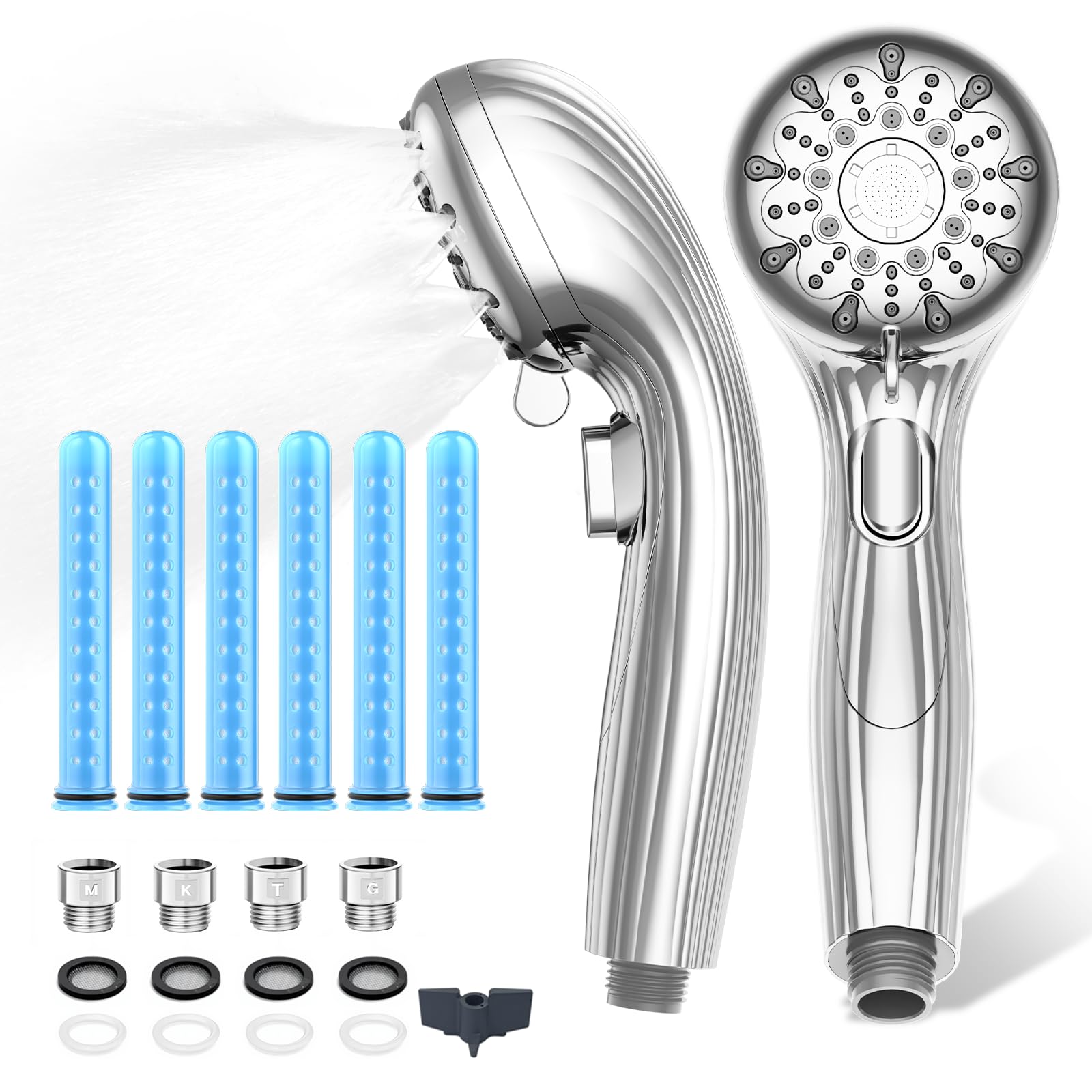 Amazon.co.jp: Strcoij Micro Nano Bubble Shower Head, 90