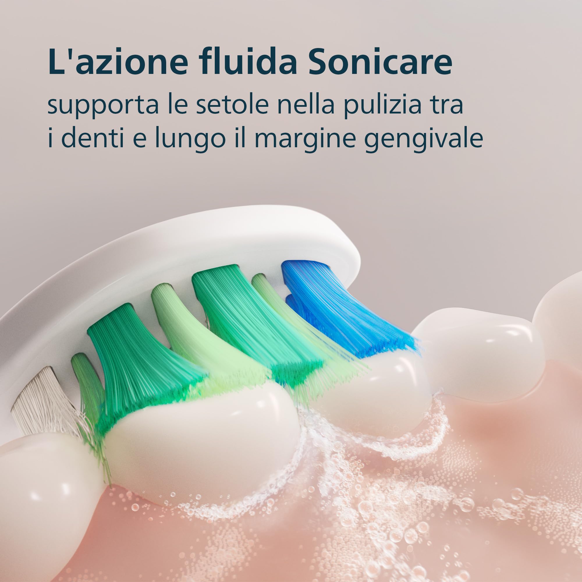 Philips Sonicare Serie 2100 - Spazzolino elettrico sonico con 2 livelli d'intensità, funzione EasyStart, SmarTimer, 14 giorni di autonomia, custodia, nero, HX4023/02, [Nuovo]